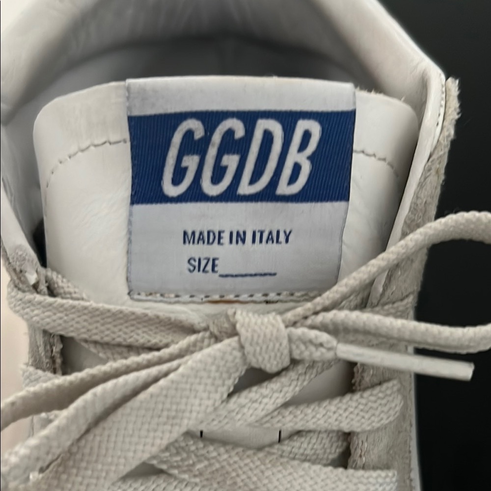Golden Goose White and Silver Athletic Shoes - Picture 2 of 3